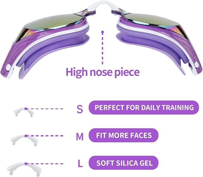 Nearsighted Swim Goggles, Shortsighted Optical Swimming Goggles No Lea – The Spa of Charleston