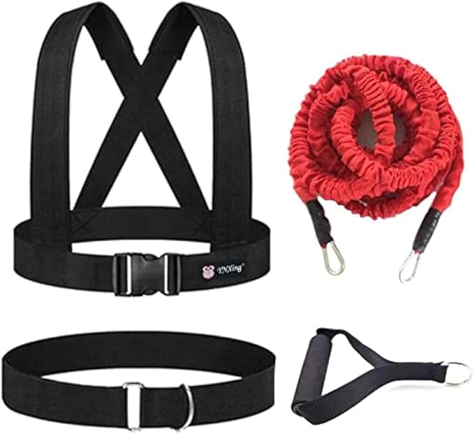 YNXing Resistance Training Rope Explosive Force Bounce Physical Training Resistance Rope Improving Speed, Stamina and Strength