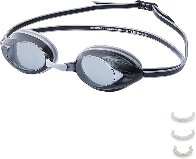 Amazon Basics Unisex Swim Goggles