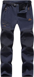 BenBoy Men's Snow Ski Outdoor Waterproof Windproof Fleece Cargo Hiking Pants