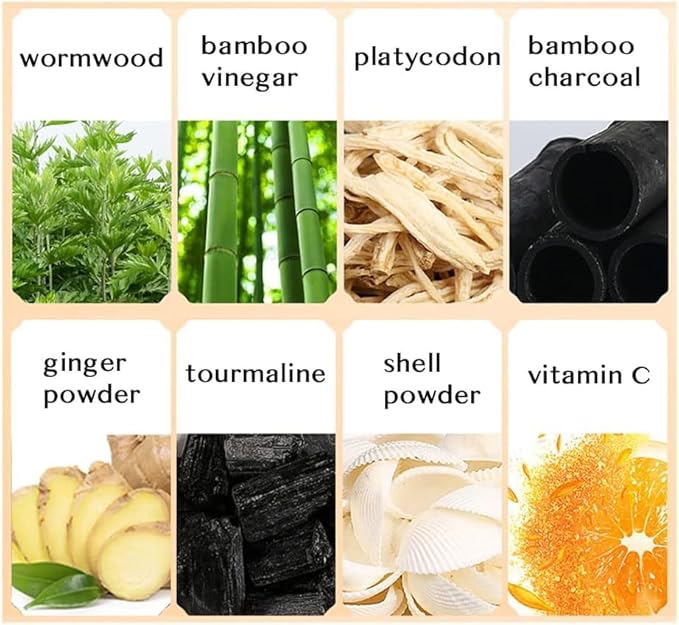 Ginger Foot Pads 100 Packs Bamboo Vinegar Patch Gold Foot Patches Easy to use