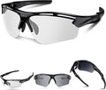 Polarized Sports Sunglasses for Men Women,UV400 Protection Sunglass for Running Cycling Fishing Hiking TR90