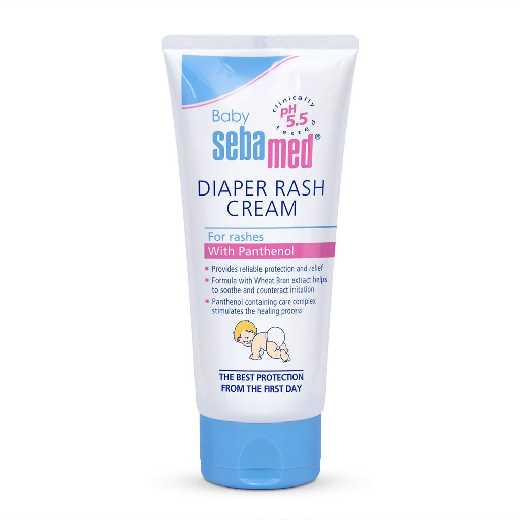 Sebamed Baby Nappy Cream 100ml - Gentle pH 5.5 Nappy Rash Cream for Sensitive Skin