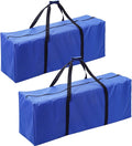 Sports Duffle Bag - Extra Large Travel Duffel Luggage Bag with Upgrade Zipper, Sturdy & Water Resistant Big Storage Bag for Christmas Tree (Blue 47inch 2Pack)