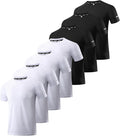 Boyzn 1, 3, 5 or 7 Pack Men's Workout Running Shirts, Dry Fit Moisture Wicking T-Shirt, Gym Athletic Short Sleeve Tee Shirts