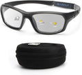 BLUE CUT Sports Protection Goggles, Photochromic Lenses Safety Glasses for Basketball, Pickleball Indoor Outdoor Sports