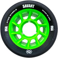 Atom Quad Wheels - Savant (62mmx40mm, Black (95A), 8pk)