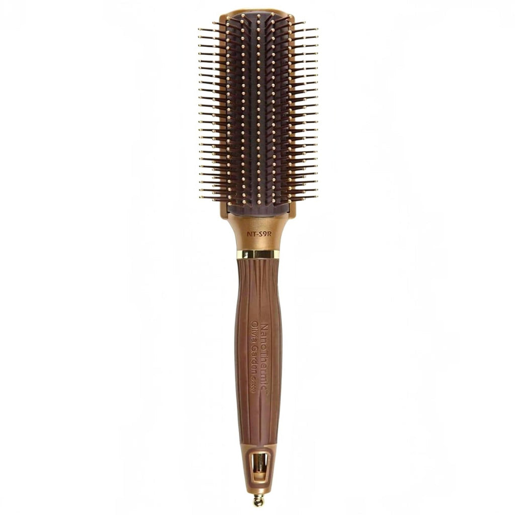 Olivia Garden NanoThermic Ceramic + Ion 9 Row Styling Brush NT-S9R