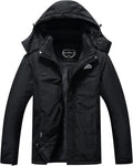 OTU Men's Waterproof Ski Jacket Snowboarding Windbreaker Warm Winter Hooded Mountain Snow Coat Large