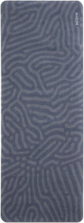 4mm Cushioned Exercise Mat for Yoga & Pilates - Anti Slip, Polyurethane with Suede Top & Carrying Strap