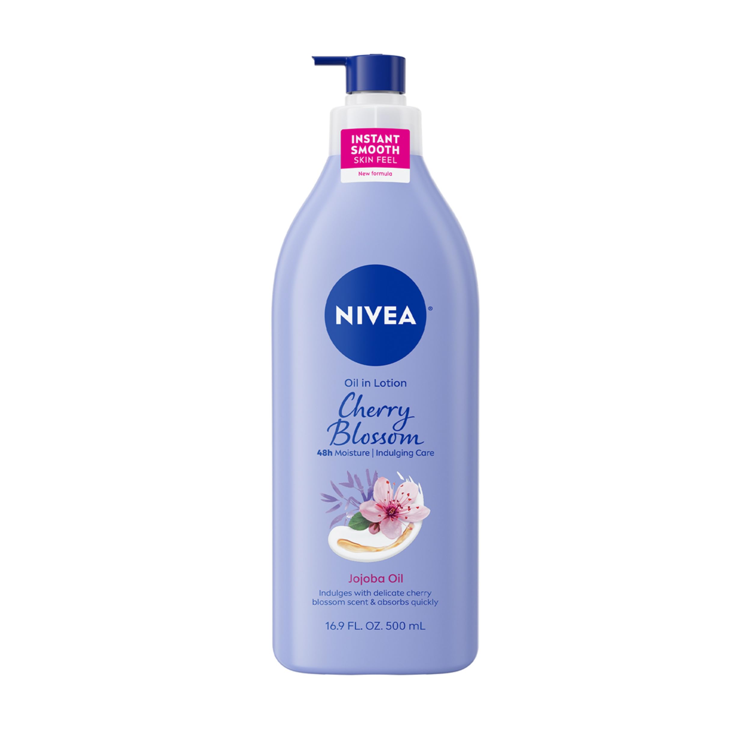 NIVEA Cherry Blossom & Jojoba Oil Body Cream 400ml - Intense Hydration