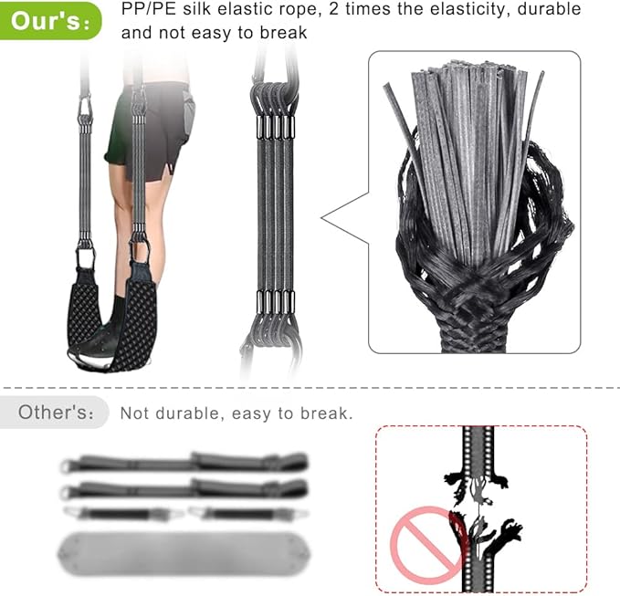 Dolibest Pull-Up Assistance Bands,Heavy Duty Multi-Function Resistance Bands for Chin-up, Dipping Belt for Weight Lifting, Stretch Resistance Bands, Suitable for Men and Women (600LB)