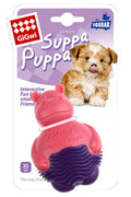 Gigwi Suppa Puppa Pink & Purple Hippo Dog Toy