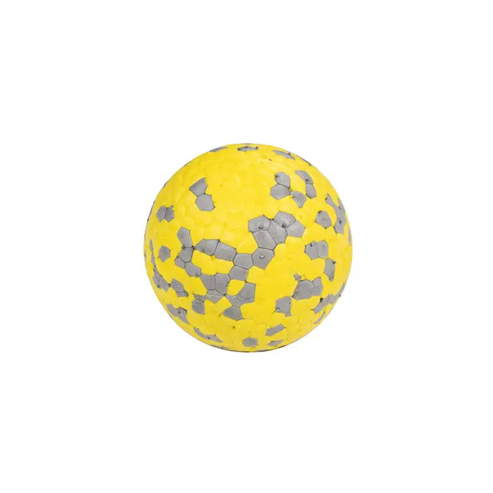 M-Pets Bloom Ball Durable Chew Toy Yellow-Grey