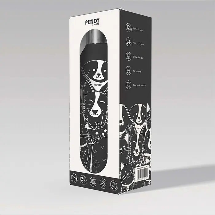 M-Pets Petjoy Purrfect Petfamily Insulated Thermos 500 ml