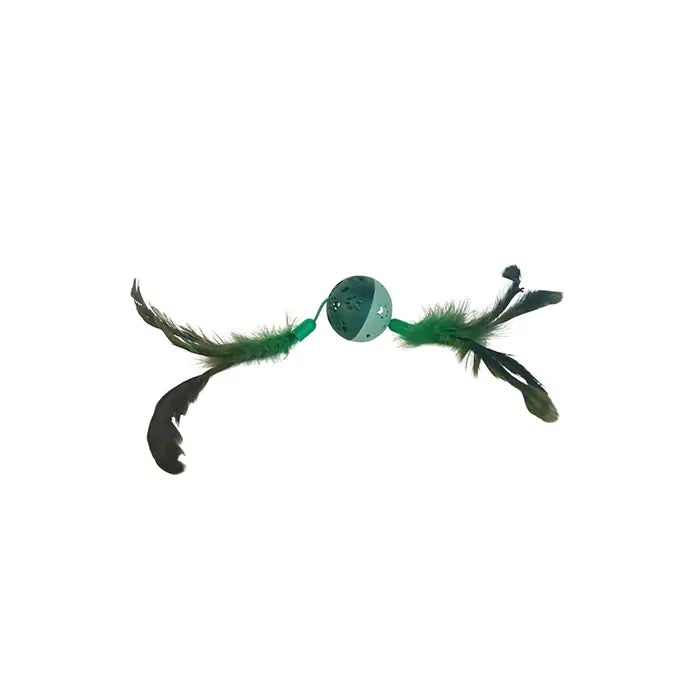 M-Pets Bell Ball Cat Toy with Long Tail 30x5cm