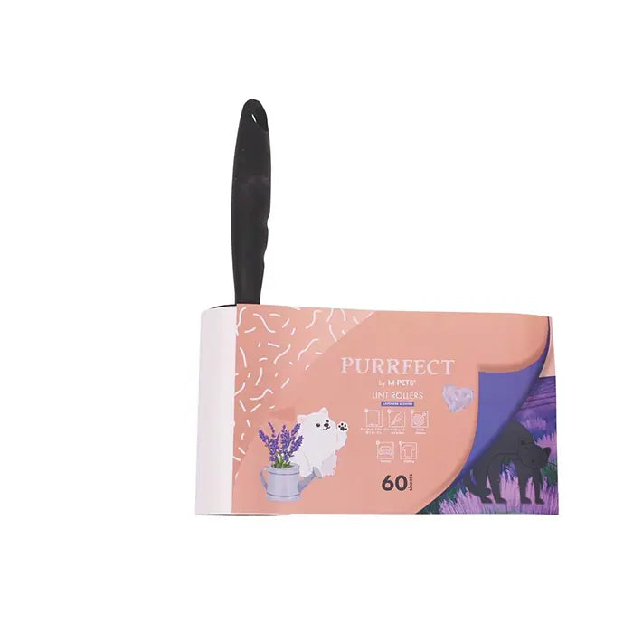 M-Pets Purrfect Lavender Scented Lint Roller 2x60 Sheets