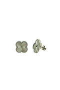 Silver Clover Earrings