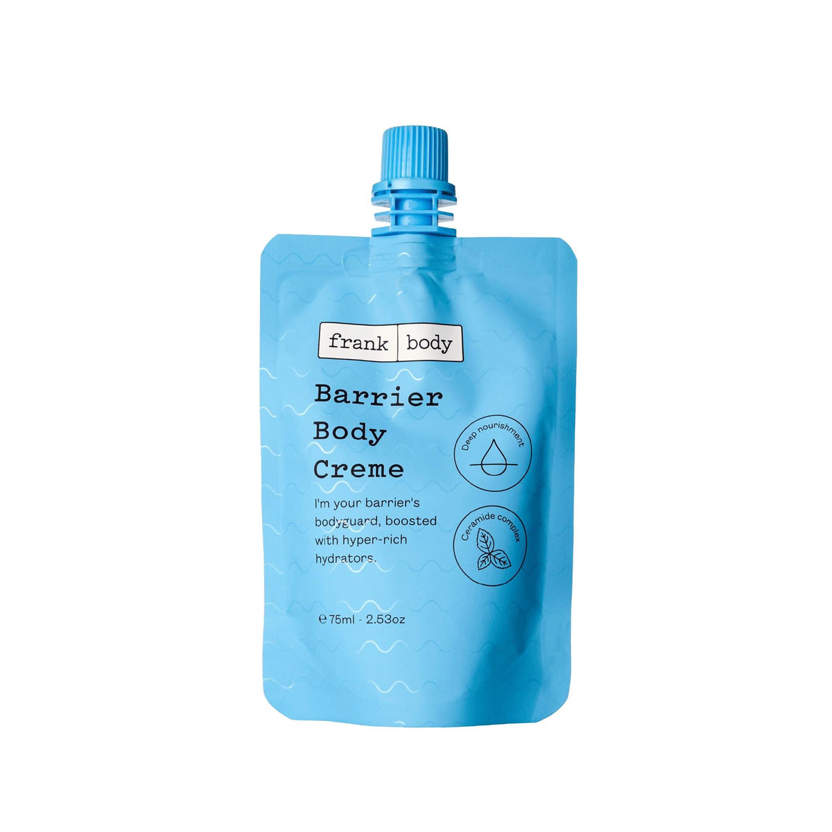 Frank Body Barrier Body Cream for Skin Comfort 75 ml