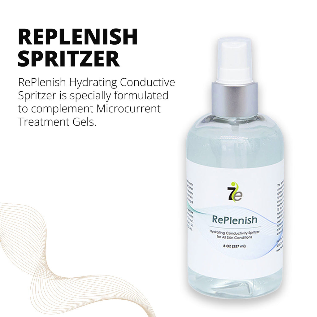 Replenish Hydrating Conducting Spritzer Spray Gel - 8 oz | 7e Wellness