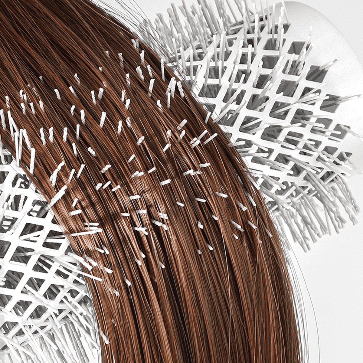 Eagle Fortress XL Ceramic + Ionic Round Hair Brush 2.09 in - Grey