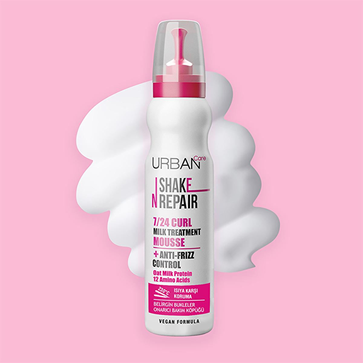 Urban Care Curly Hair Care Repair Spray - Vegan, Heat Protection Up to 230¡C, Dermatologically Tested - 5.07 fl oz