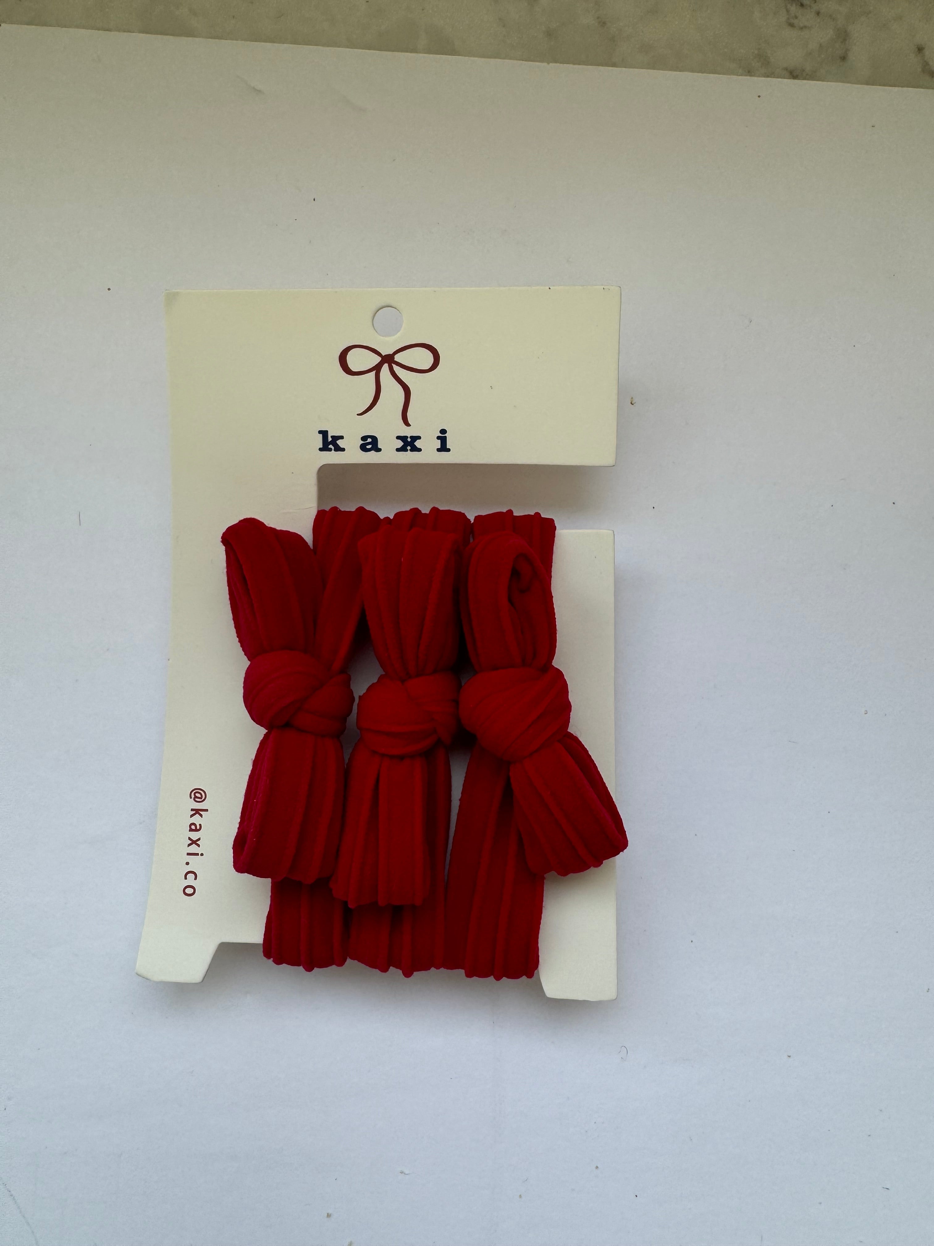 BOW SLICK BACK PONYTAILS (PACK OF 3)
