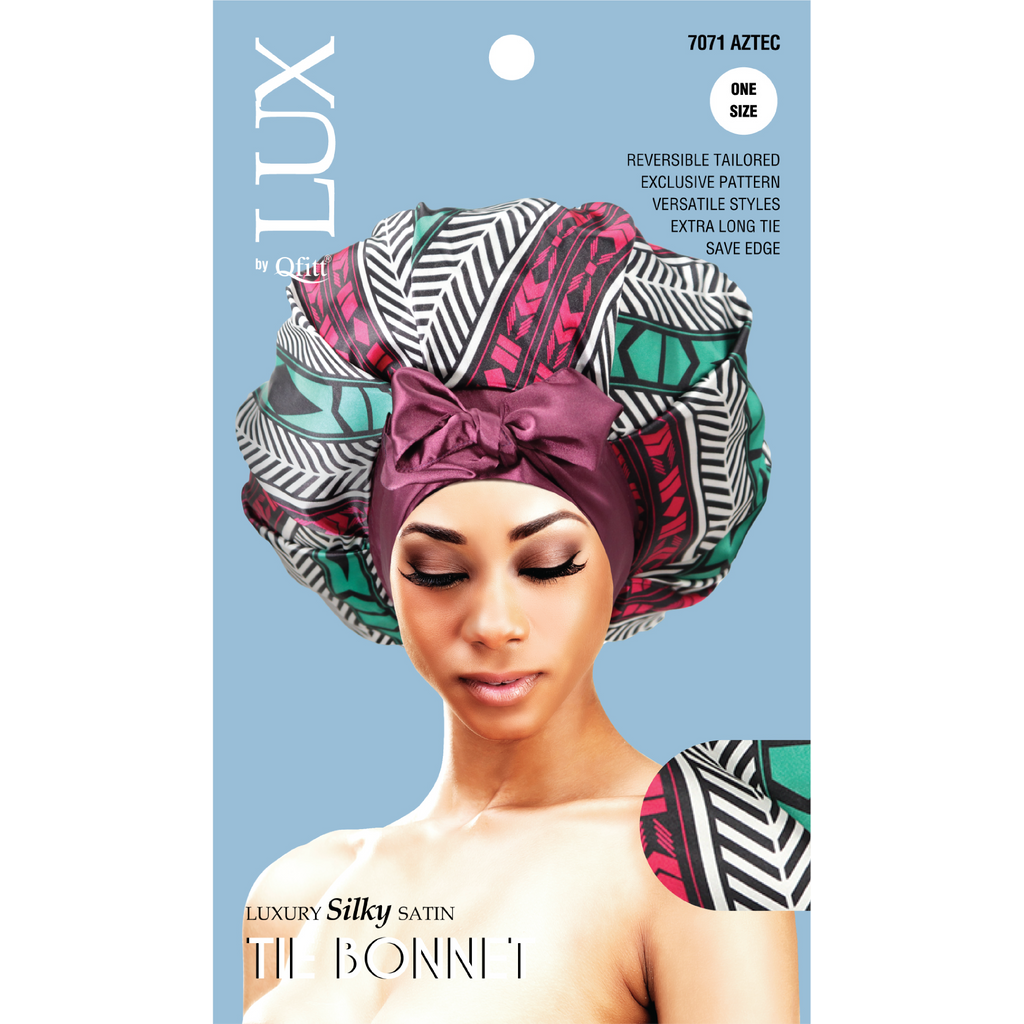 Lux by Qfitt Silky Tie Bonnet
