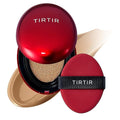 TIRTIR Mask Fit Red Cushion Foundation | Full coverage, Weightless, Skin fit, Satin Glow Finish, Korean Makeup, beauty, Tattoo cover up, Buildable (#34W Toffee, 0.63 Fl Oz)