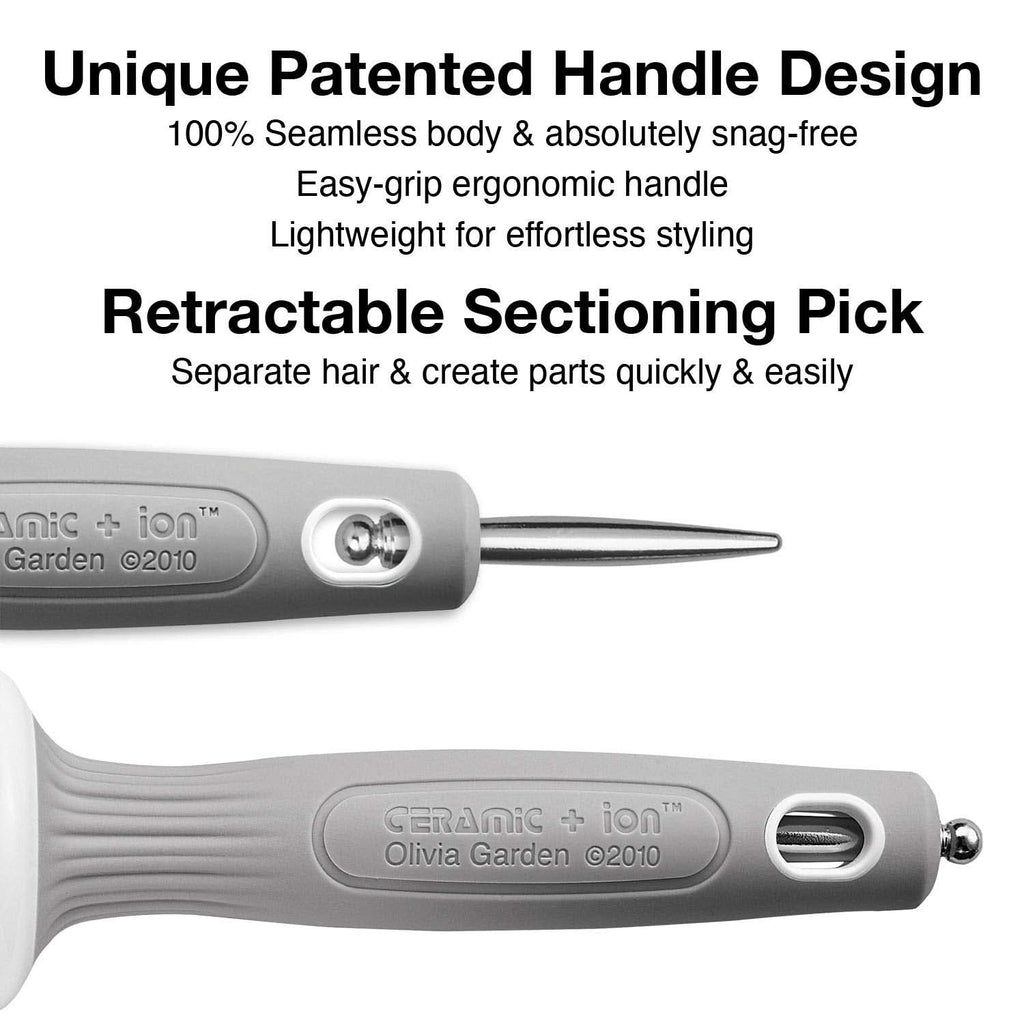 Olivia Garden NanoThermic Ceramic + Ion 9 Row Styling Brush NT-S9R