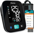 Blood Pressure Monitors for Home Use with APP Health Tracking, Blood Pressure Cuff Arm 8.6-16.5' with Automatic Pressurization, Irregular Heartbeat Monitoring, 8 AAA Batteries (Black)