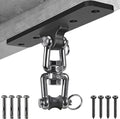 Heavy Bag Hanger, Punching Bag Ceiling Mount Hanger, 360° Rotation Hook for Boxing, MMA, Aerial Yoga, Hammock, and More, 600 LB Capacity