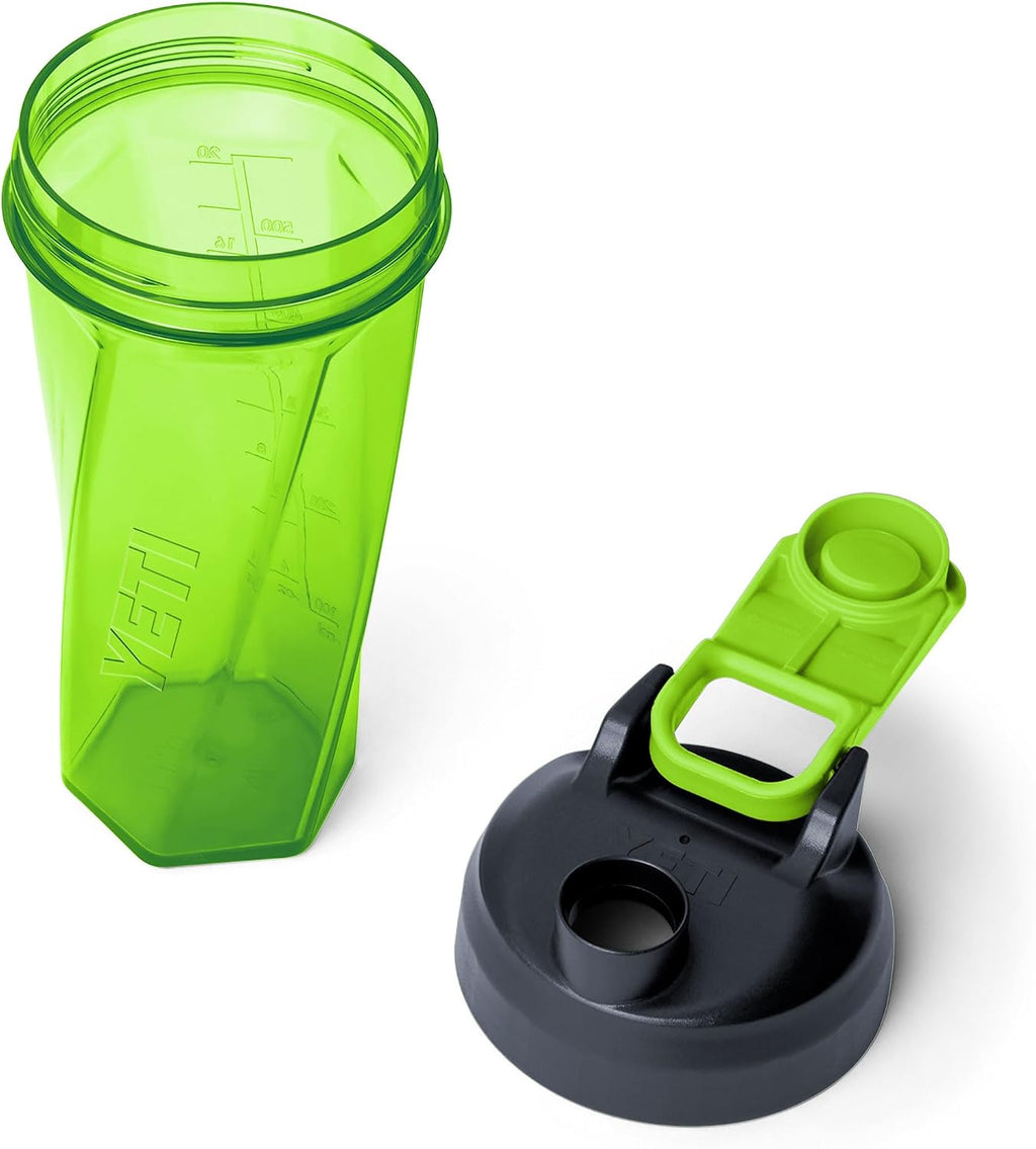YETI Yonder Helimix Vortex Blender Shaker Bottle Holds up to 27oz | No Blending Ball or Whisk | USA Made | Portable Pre Workout Whey Protein Drink Shaker Cup | Dishwasher Safe, Venom