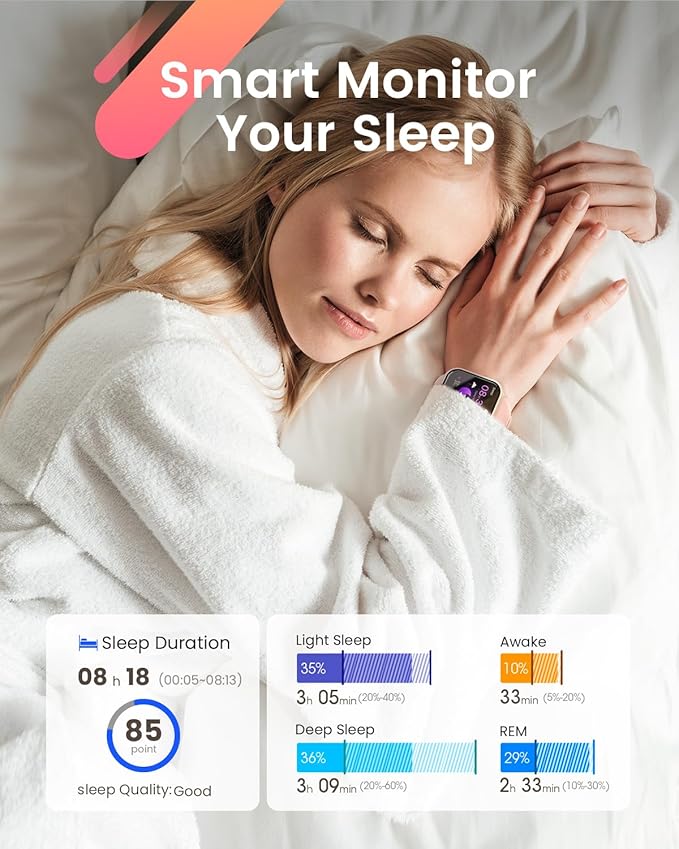 Smart Watch for Women for iPhone&Android: 100 Day+Battery Life, Smart watch(Answer/Make Calls) with 24/7 SpO2 Sleep Heart Rate Monitor,5ATM Waterproof,Fitness Tracker with 120+ Sport,Reloj Inteligente