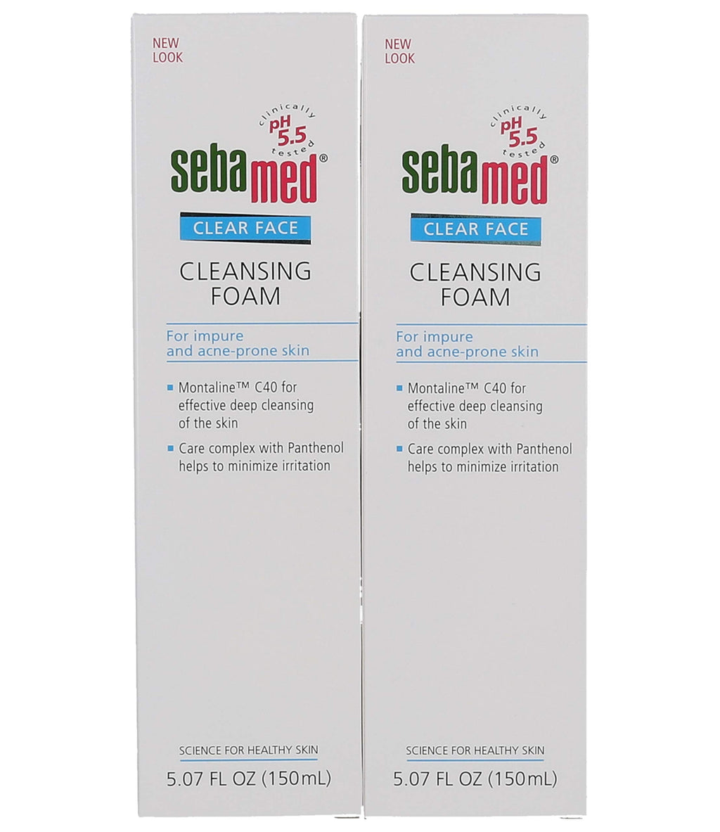 Sebamed Clear Face Cleansing Foam - Gentle, pH Balanced Face Wash for Sensitive Skin, 5.07 fl oz
