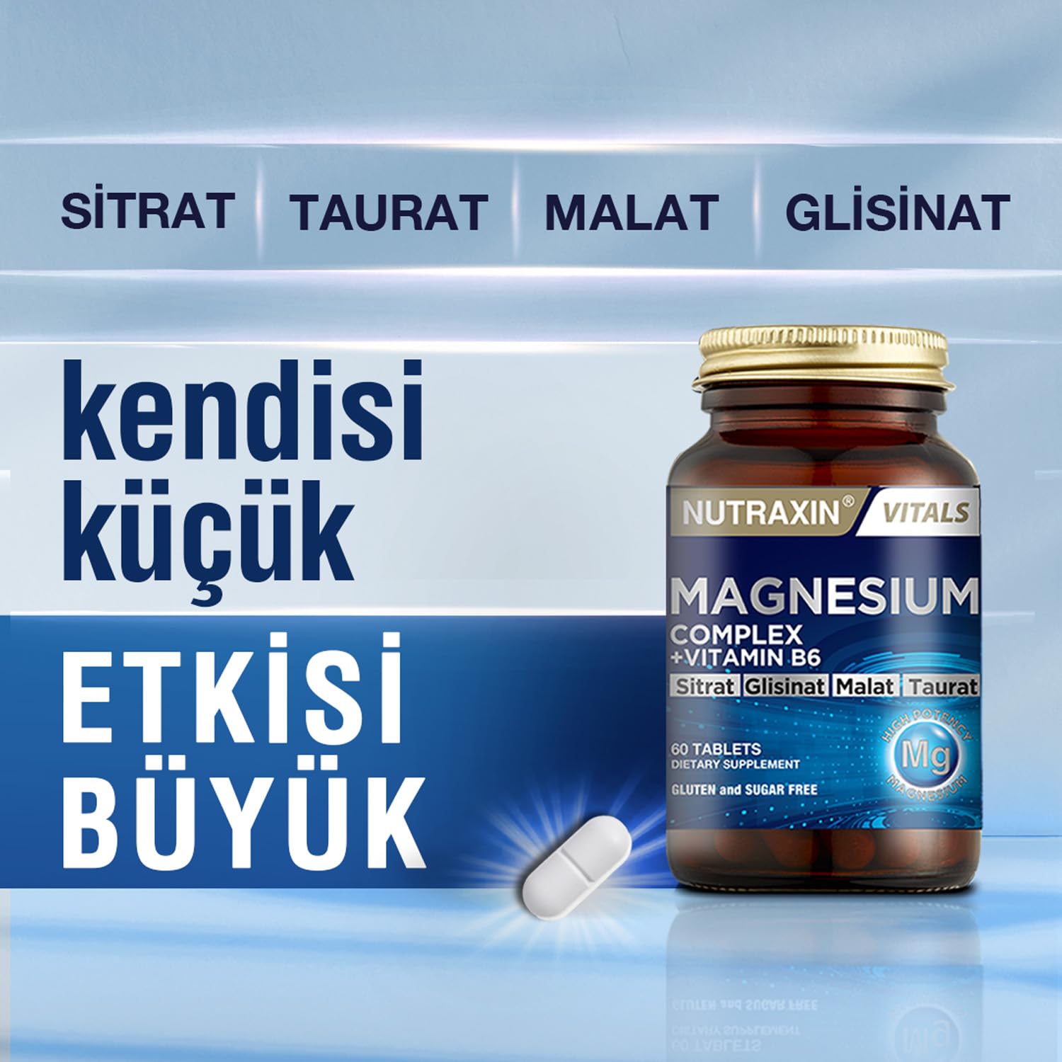 Nutraxin Multi Mineral Complex 60 Tablets - Dietary Supplement for Mineral Deficiency Support & Overall Health