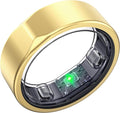 Smart Ring for Women Men - Titanium Health Fitness Tracker Ring with Heart Rate, Step Counting, Calories, Sleep & Stress Monitor for iPhone and Android, No Subscription Fee (Rose Gold, 11)