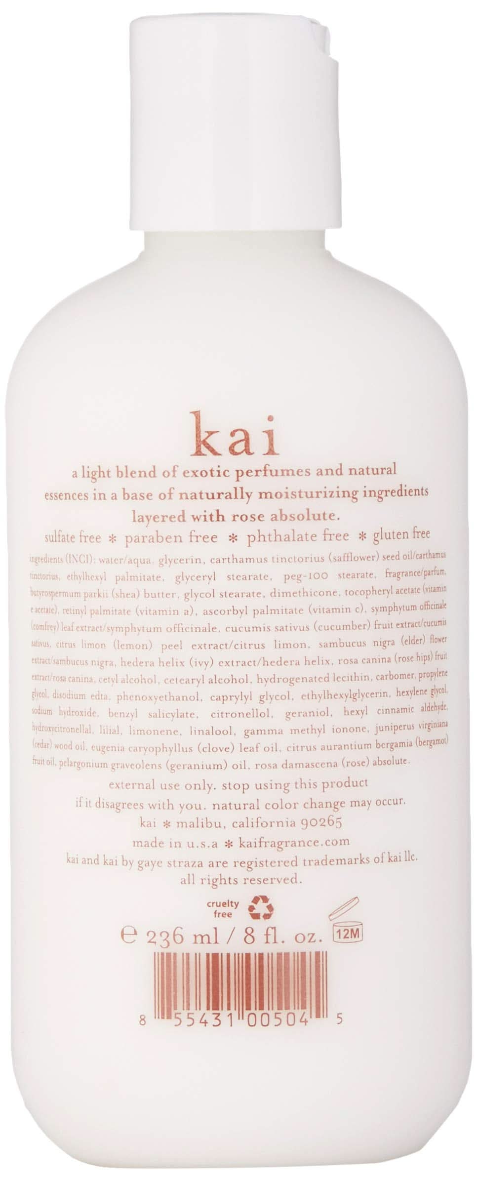 kai Rose Body Lotion 8 oz