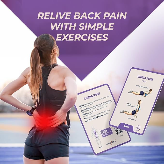 100 Stretching Exercise Flash Cards – Physical Therapy Stretches for Common Conditions (Plantar Fasciitis, Achilles Tendonitis, Sciatica, Back & Hip Pain) – Yoga, Pilates & Everyday Mobility