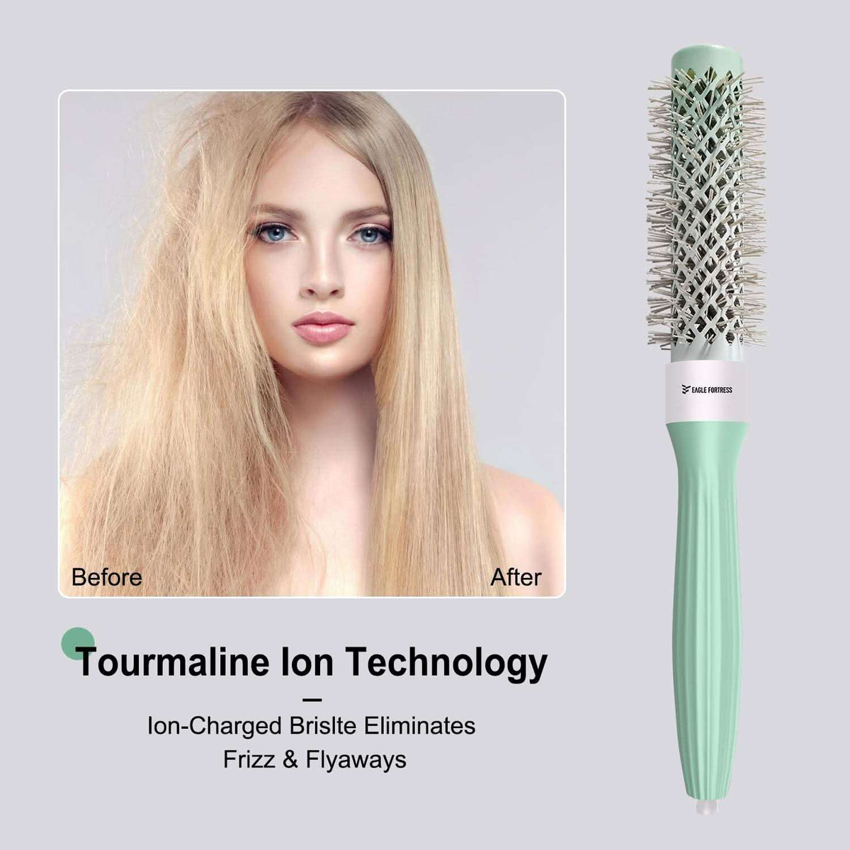 Eagle Fortress Professional Round Hair Brush 0.98 in
