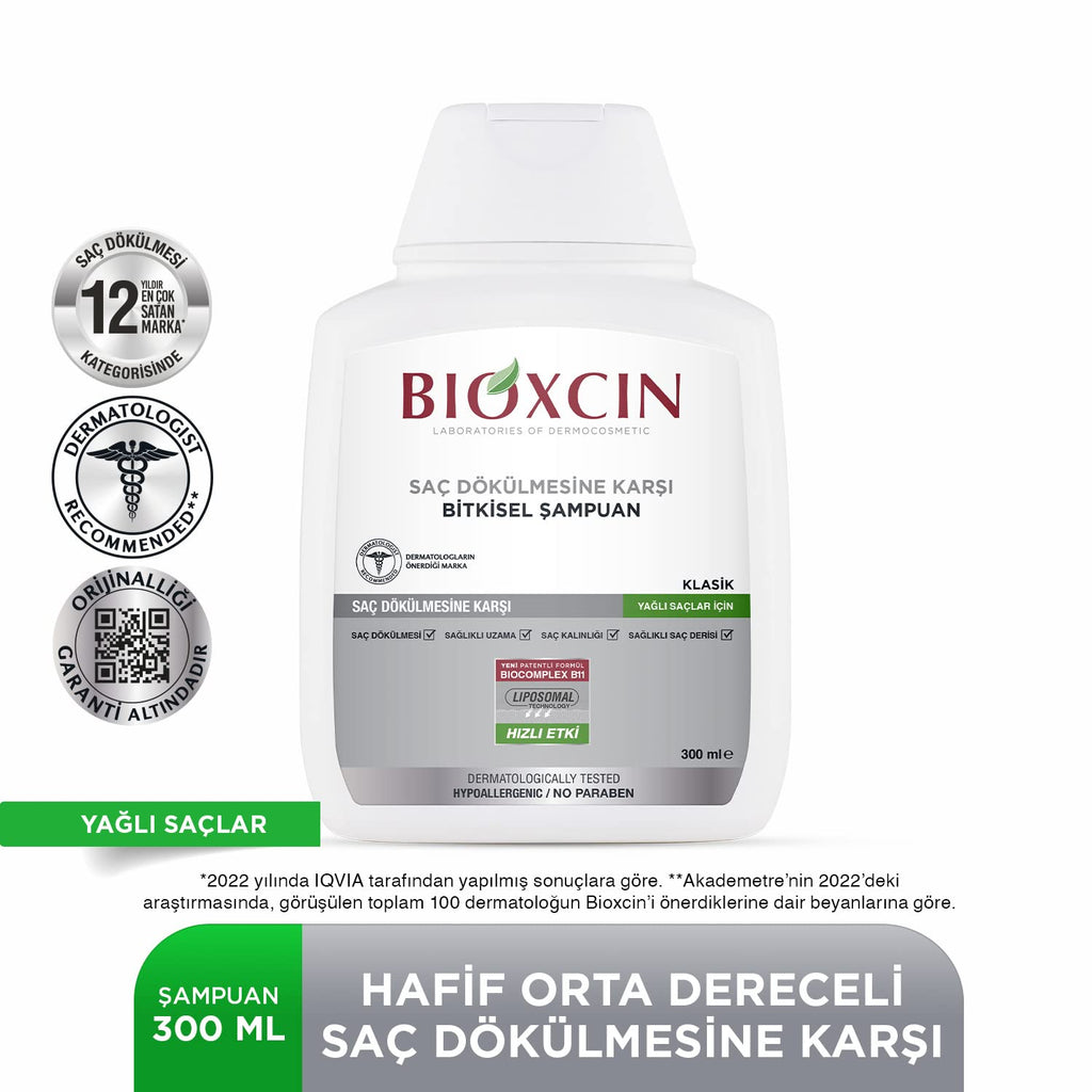 Bioxcin Oily Hair Shampoo - Genesis Technology | 300ml