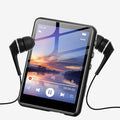 128GB MP3 Player with Bluetooth 5.3 Black, SWOFY M4 Music Player with 2.4" Touch Screen, HD Speaker FM Radio, Recording Support up 128GB