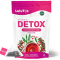 Detox Tea - Slimming Tea with Dandelion and Ginseng to Support Goals for Detox Cleanse, Flat Belly, Bloating, Healthy Weight and Digestive Health - Women & Men - Peach Flavor (28 Servings)