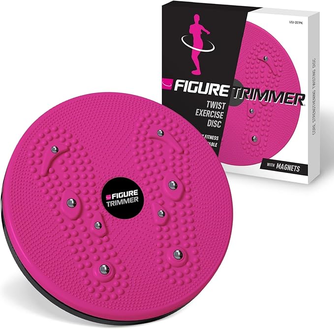 Core Abs Twister Board - Waist Sculptor Twister Board for Core & Ab Exercise - Waist Twisting Disc, Dizzy Disc Twist Board for Slimming Workout with 8 Magnets Reflexology