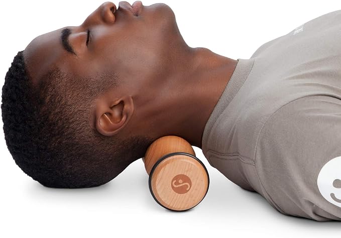 Body Back Wood Back Roller, Spine Stretcher & Aligner, Ma Roller, Back Cracker for Back Pain Relief and Muscle Recovery, Manual Back Massager, Wood Therapy Massage Tool (15 inch)