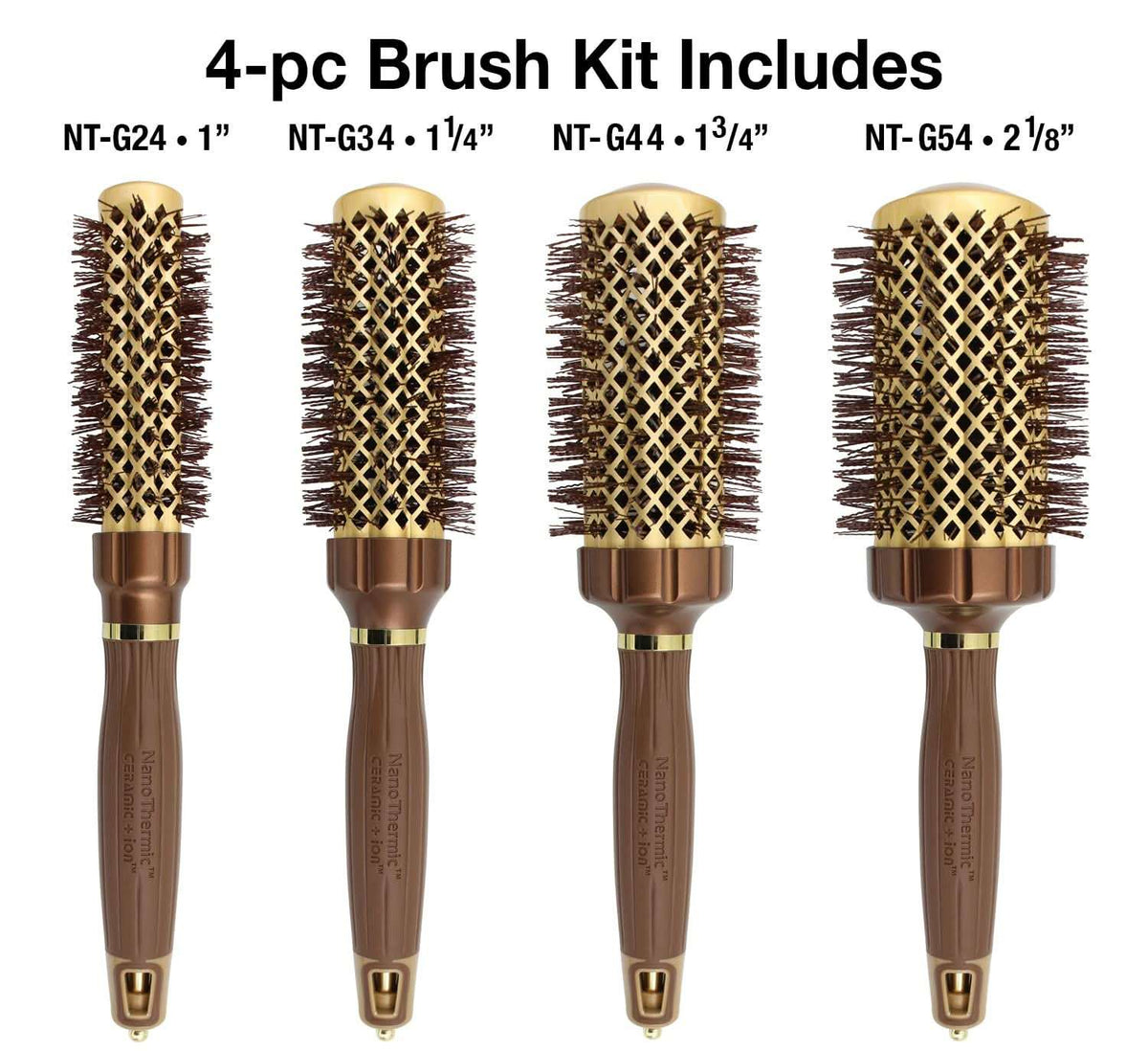 Olivia Garden NanoThermic PowerGrip Thermal Brush NT-G54 (2 1/8")