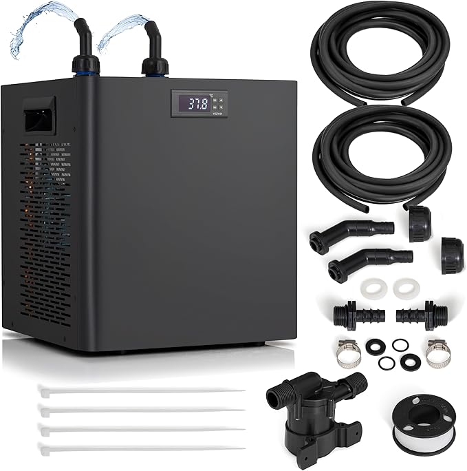 Chiller 2.0 for Ice Bath and Cold Plunges Including All Hoses and Pumps. 1/3 HP, 2/3 HP, 1 HP Models