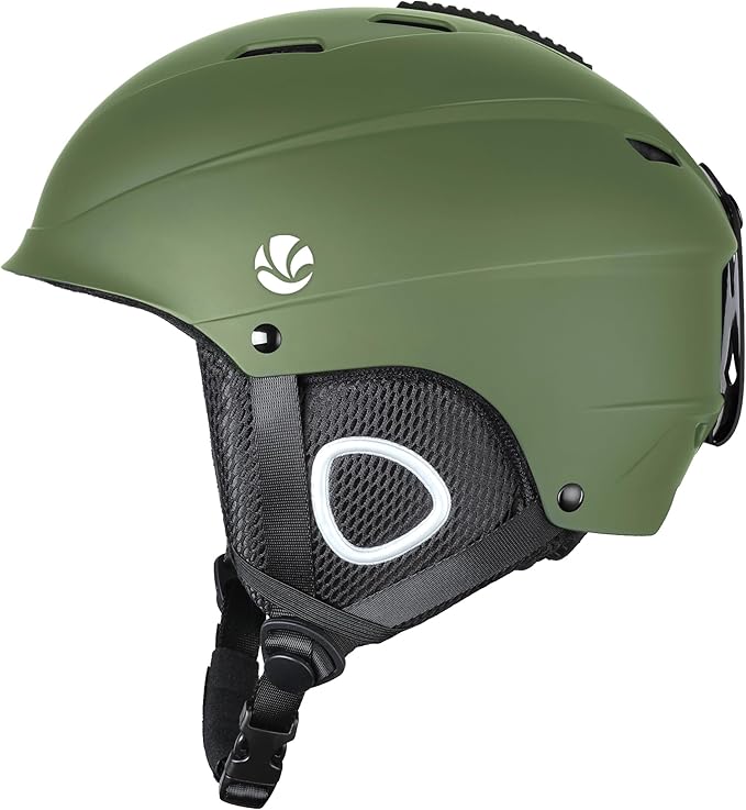 VANRORA Ski Helmet, Snowboard Helmet for Men & Women, Climate Control Venting, Dial Fit, Goggles Compatible, Removable Fleece Liner and Ear Pads, Safety-Certified