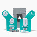 Motive Knee Pain Relief Therapy - Advanced Non-TENS Device to Treat Muscle Weakness, App Controlled, and a Portable Home Treatment for Pain Management Solution - Both Knees