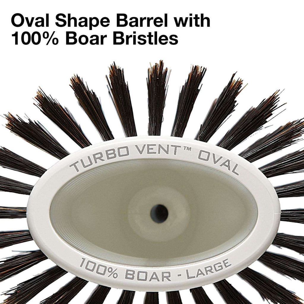 Olivia Garden Ceramic and Ion Turbo Vent 100% Boar Bristle Round Hair Brush CI-BR (4 1/2")